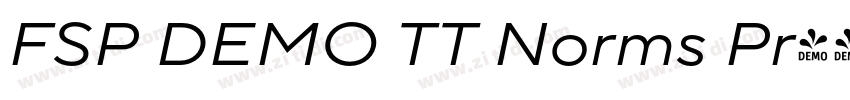 FSP DEMO TT Norms Pr字体转换